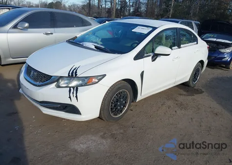 2014 Honda Civic Lx из США, поврежденный, VIN 19XFB2F50EE027345